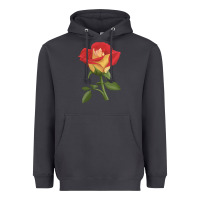 Smoke Ketchup And Mustard Rose Heavyweight Hoodie - LillyAllenDesigns