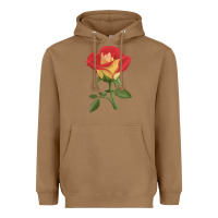 Toasted Coconut Ketchup And Mustard Rose Heavyweight Hoodie - LillyAllenDesigns