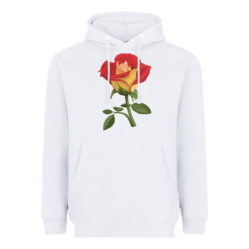 Ketchup And Mustard Rose Heavyweight Hoodie by LillyAllenDesigns | Teevron