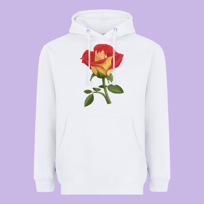 Ketchup And Mustard Rose Heavyweight Hoodie Designed By Lillyallendesigns