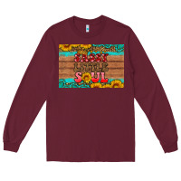 Burgundy sassy little soul  skinny metal can holder Long Sleeve Tee - HRA Design Shop