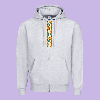 Pumpkin Caffee Zipper Hoodie Designed By Bundleandbundleshop