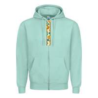 Seafoam pumpkin caffee Zipper Hoodie - BundleAndBundleShop