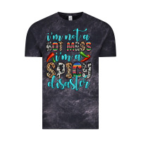 Cloud Black i m not a hot mess i m a spicy disaster Vintage Tee - Zillion Design Studio