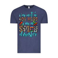 Vintage Denim i m not a hot mess i m a spicy disaster Vintage Tee - Zillion Design Studio