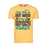 Vintage Mustard i m not a hot mess i m a spicy disaster Vintage Tee - Zillion Design Studio