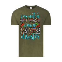 Vintage Olive i m not a hot mess i m a spicy disaster Vintage Tee - Zillion Design Studio