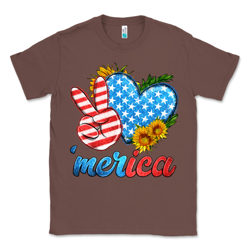America With Heart Classic Tee by HRA Design Shop | Teevron