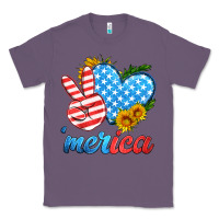 Lavender america with heart Classic Tee - HRA Design Shop