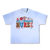 Grape Ice all american nurse Urban Heavy Tee - texasbilliewilder