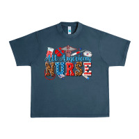 Midnight Navy all american nurse Urban Heavy Tee - texasbilliewilder
