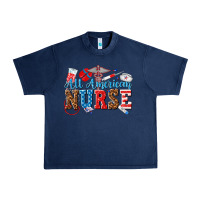 Navy all american nurse Urban Heavy Tee - texasbilliewilder