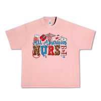 Salmon all american nurse Urban Heavy Tee - texasbilliewilder