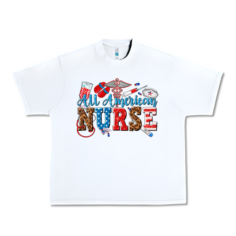 All American Nurse Urban Heavy Tee by texasbilliewilder | Teevron