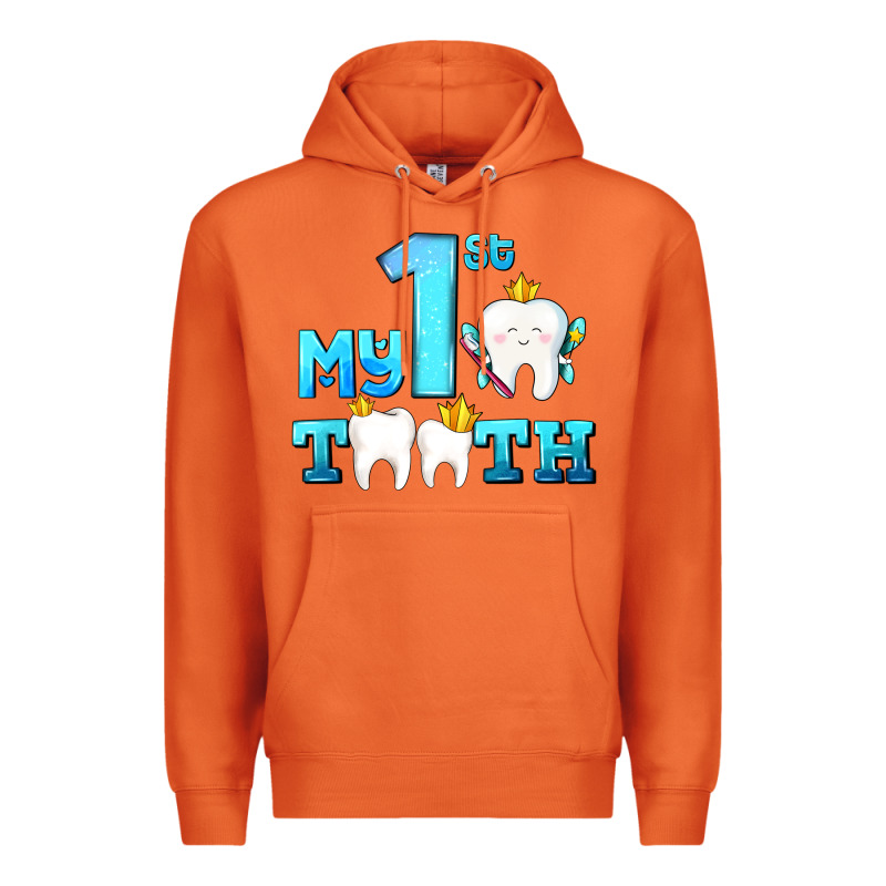 My First Tooth With Teeth Premium Hoodie by AdoDesignShop | Teevron