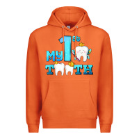 Carrot my first tooth with teeth Premium Hoodie - AdoDesignShop
