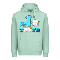 Seafoam my first tooth with teeth Premium Hoodie - AdoDesignShop
