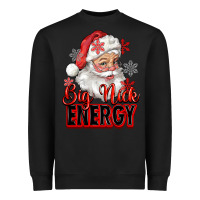 Black big nick energy santa claus Heavyweight Sweatshirt - RanaPortraitStore