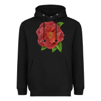 Black Cinco De Mayo Rose Heavyweight Hoodie - LillyAllenDesigns