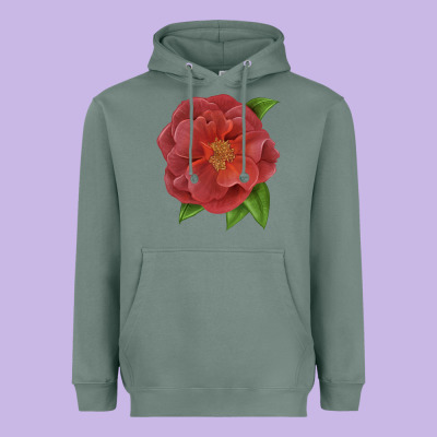Cinco De Mayo Rose Heavyweight Hoodie Designed By Lillyallendesigns