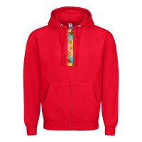 Red fall Zipper Hoodie - BundleAndBundleShop