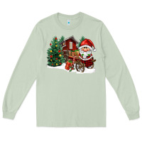 Matcha christmas gnomes barnyard Long Sleeve Tee - FaDigitalArtStudio