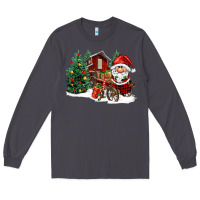 Smoke christmas gnomes barnyard Long Sleeve Tee - FaDigitalArtStudio