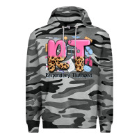 Slate Camo respiratory therapist Premium Hoodie - MaliasSmallBusiness