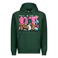 Sports Green respiratory therapist Premium Hoodie - MaliasSmallBusiness
