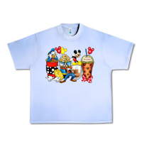Grape Ice cartoon characters coffee cups Urban Heavy Tee - Zillion Design Studio