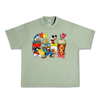Oil Green cartoon characters coffee cups Urban Heavy Tee - Zillion Design Studio
