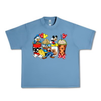 Pebble Blue cartoon characters coffee cups Urban Heavy Tee - Zillion Design Studio