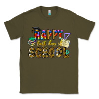 Army Green happy last day of school Classic Tee - CowhideDigitalArt