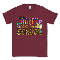 Burgundy happy last day of school Classic Tee - CowhideDigitalArt