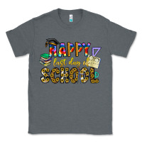 Charcoal Heather happy last day of school Classic Tee - CowhideDigitalArt