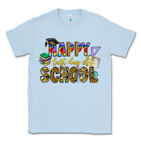 Dusty Blue happy last day of school Classic Tee - CowhideDigitalArt