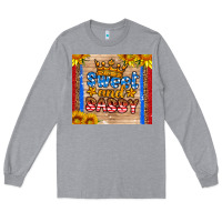 Heather Grey usa flag sweet and sassy Long Sleeve Tee - HRA Design Shop