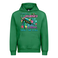 Emerald everyone's journey is different trust the flow Urban Hoodie - Artiststas