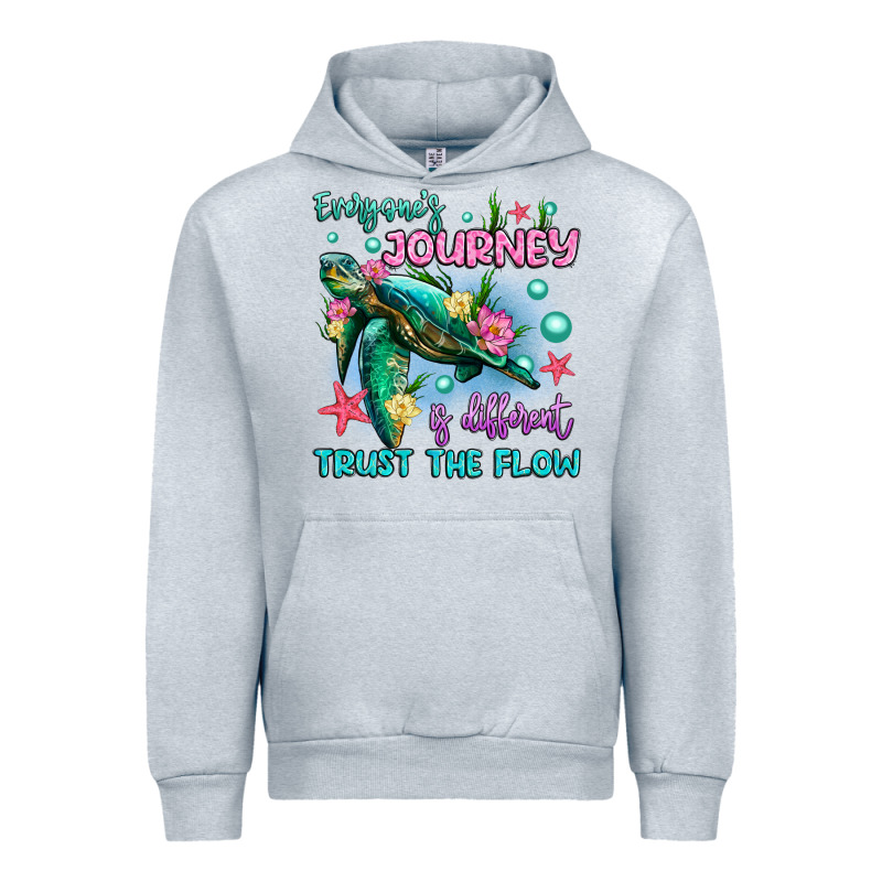 Everyone's Journey Is Different Trust The Flow Urban Hoodie by Artiststas | Teevron