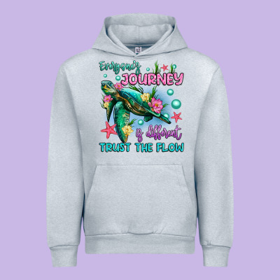Everyone's Journey Is Different Trust The Flow Urban Hoodie Designed By Artiststas