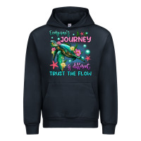 Navy everyone's journey is different trust the flow Urban Hoodie - Artiststas