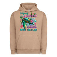 Pigment Burro everyone's journey is different trust the flow Urban Hoodie - Artiststas