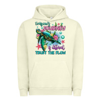 Pigment Pistachio everyone's journey is different trust the flow Urban Hoodie - Artiststas