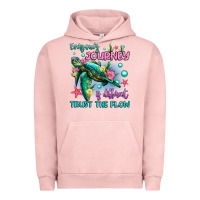 Pigment Salmon everyone's journey is different trust the flow Urban Hoodie - Artiststas