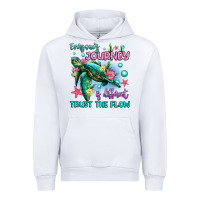 White everyone's journey is different trust the flow Urban Hoodie - Artiststas