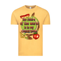 Vintage Mustard the future of the world is in my classroom Vintage Tee - texasbilliewilder