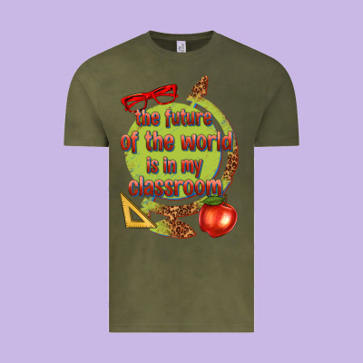 Vintage Tee the future of the world is in my classroom