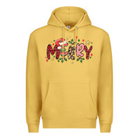 Antique Gold merry Premium Hoodie - MaliasSmallBusiness