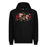 Black merry Premium Hoodie - MaliasSmallBusiness