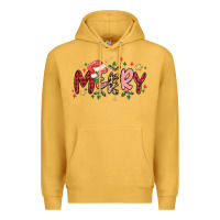 Mustard merry Premium Hoodie - MaliasSmallBusiness
